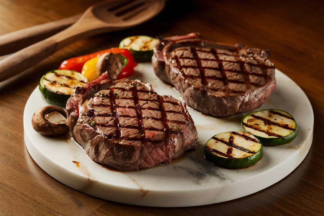 Seared steaks Blackstone griddle recipes